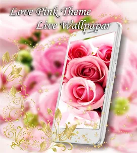 Love Pink Theme live wallpaper