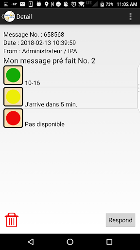 Info Page Alert Screen 2