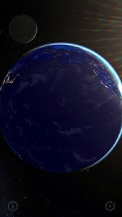 3D Earth & Real Moon 4