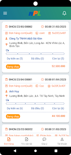 nPL Khách Hàng Screen 3