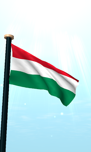 Hungary Flag 3D Live Wallpaper Screen 2
