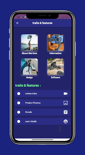 Android application gimbal zhiyun smooth 4 Guide screenshort