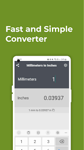 mm to Inch Converter