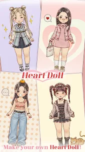 Dress Up Game : Heart Doll
