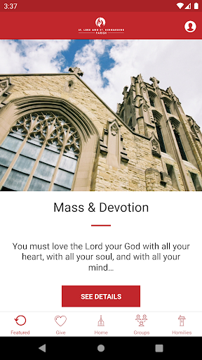 Android application St. Luke and St. Bernardine screenshort
