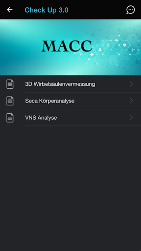 MACC Screen 3