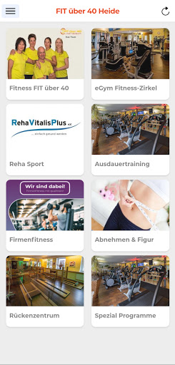 Android application FIT über 40 Heide screenshort
