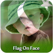 Flag on Face Photo Editor