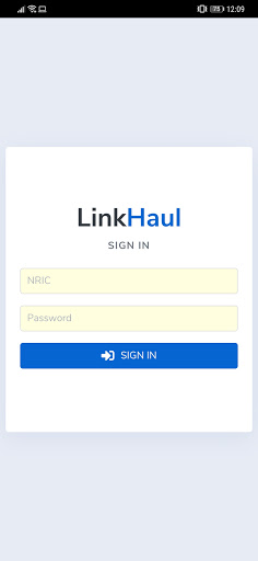 Android application LinkHaul screenshort