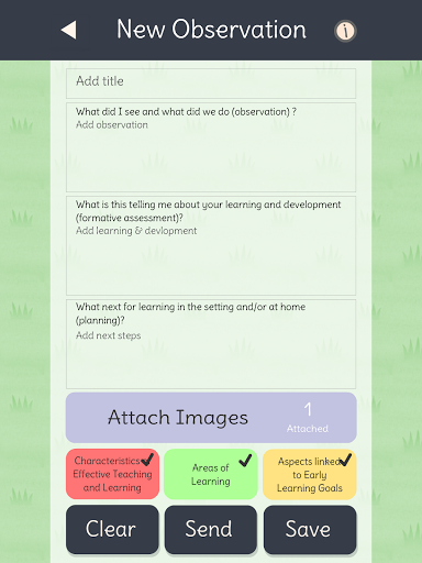 EYFS Teacher Screen 2