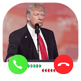 Fake Call From Donald Trump Prank icon