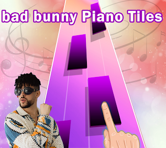 bad bunny piano game Tiles