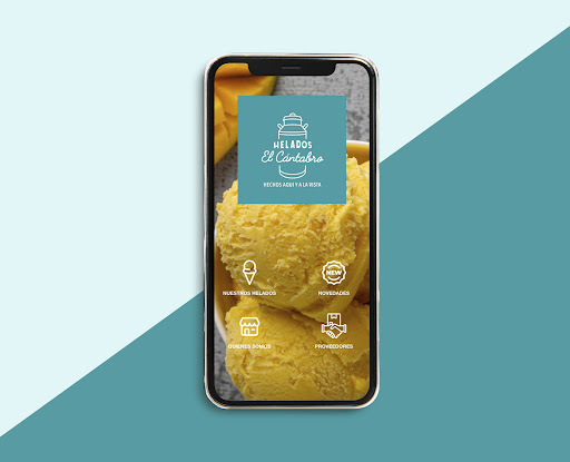 Android application Heladería El Cántabro screenshort