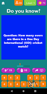 Cricket General Knowledge App