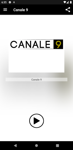 Android application Canale 9 screenshort
