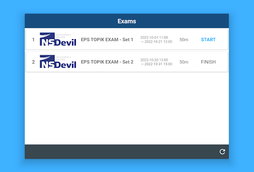 UBT EPS TOPIK - Tablet Screen 3