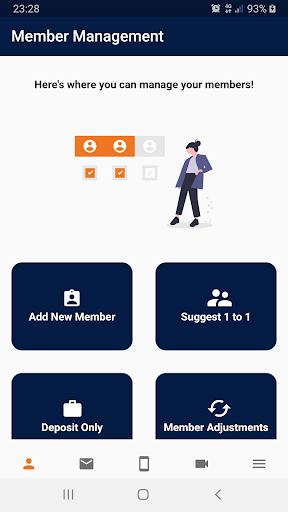 Android application Network in Action Franchise screenshort