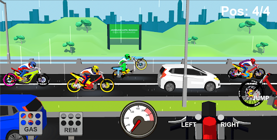 Indonesia Drag Bike Racing 3D