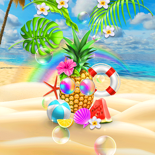 Summer Pineapple - Wallpaper logo