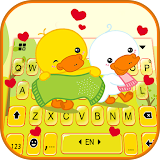 Lovely Duck Couple Keyboard Theme icon