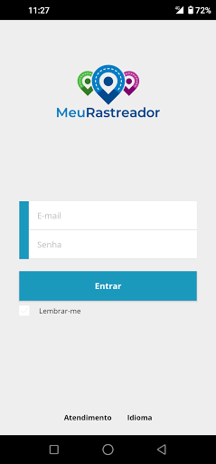 Android application Meu Rastreador screenshort