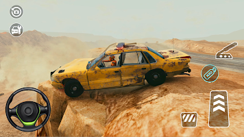 screenshot of Jumping Car Damage Test Game