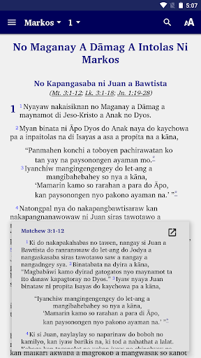 Android application Ibatan Bible screenshort