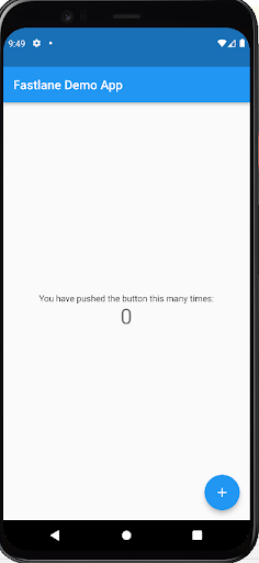 Android application DoTest1 screenshort