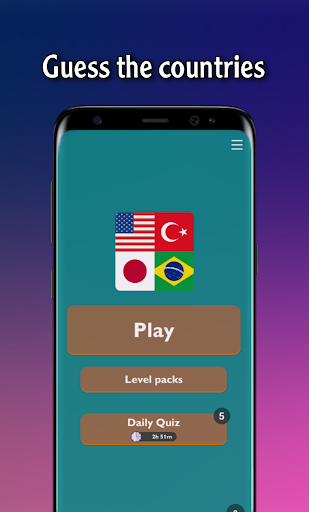 Android application Guess the country - Flags Quiz screenshort