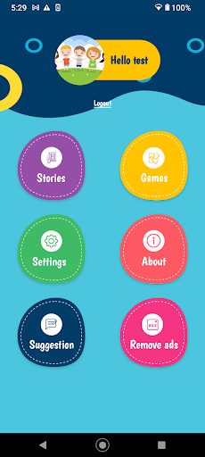 Android application Rewayaty-Kids Storytelling App screenshort