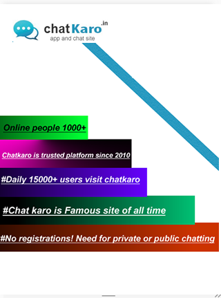 Chat Karo -Free Chatting app by Chatkaro.in