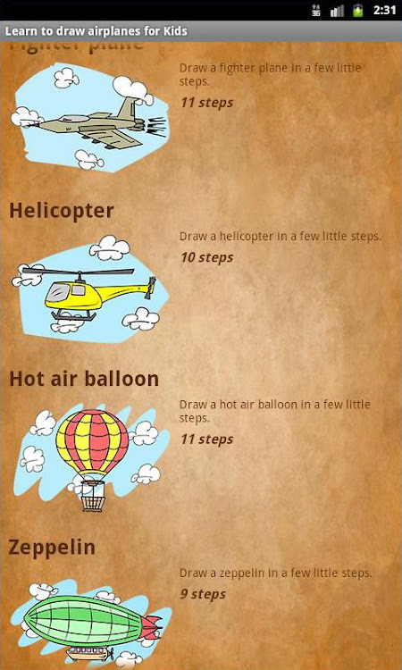 Learn to draw airplanes - 3.10 - (Android)