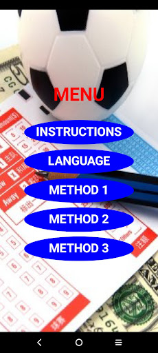 Android application Football prediction generator screenshort