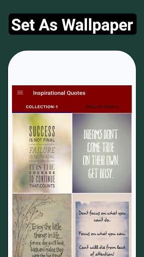 Inspirational Quotes Screen 3