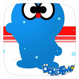 Cartoon Dora Blue Theme icon