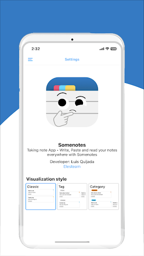 Android application Somenotes screenshort