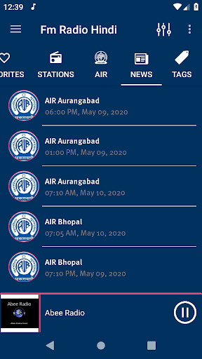 FM Radio Hindi -  रेडियो नहीं Screenshot 4 - AppWisp.com