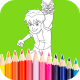 Coloring book for Ben10 fan icon