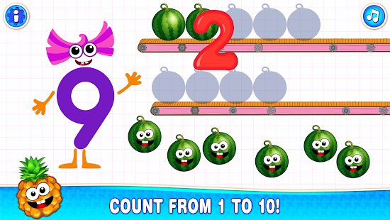 Learning numbers for kids! 123 Counting Games!