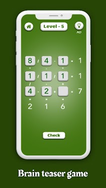 #3. Math Game - Brain Puzzle Game (Android) By: Brain Puzzle Games