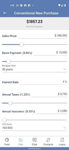 Screenshot of First Premier Mortgage