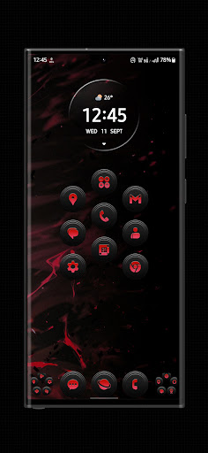 Screenshot of Stacked Red Icons