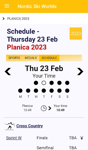 Nordic Skiing Worlds Screen 3