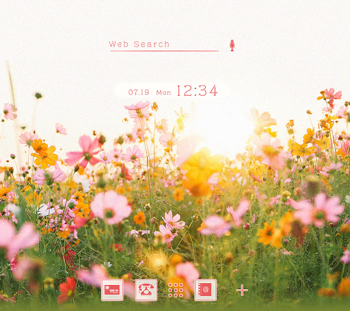 Android application Autumn Cosmos Theme +HOME screenshort
