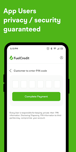 FuelCredit Merchant Screenshot 4 - AppWisp.com