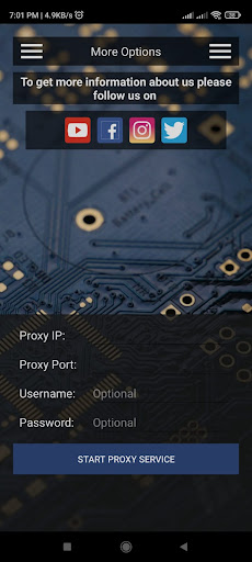 College Proxy Screen 2