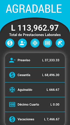 Prestaciones Laboral Honduras Screen 3