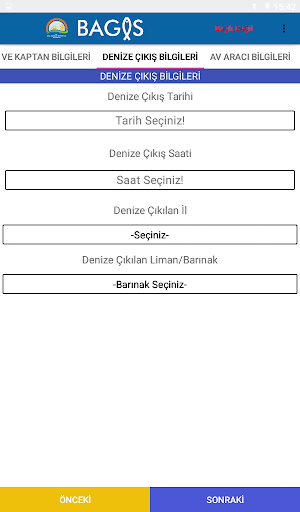 GTHB - Elektronik Seyir Defter Screen 2