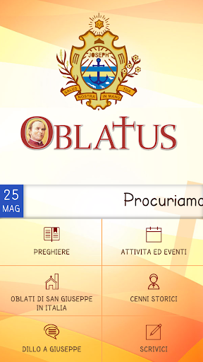 Android application OBLATUS screenshort