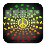 Peace Rasta Keyboard icon